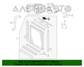 Capacul radiatorului Toyota Camry v40 nou OEM original