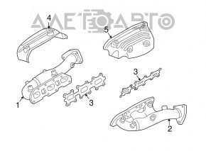 Protecția colectorului dreapta pentru Infiniti FX35 03-08