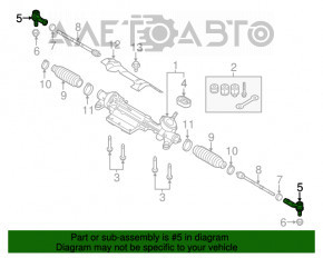 Cap de bara stânga Audi Q3 8U 15-18