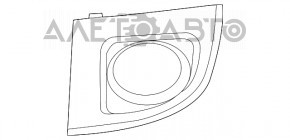 Cadru dreapta PTF Fiat 500 12-17 nou original OEM