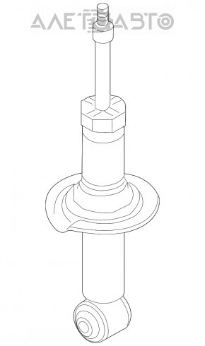 Стойка амортизатора в сборе задняя правая Subaru Forester 08-13 SH