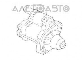 Стартер Honda Accord 13-17 МКПП