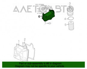 Radiatorul de ulei pentru cutia de viteze automată a VW Passat b8 16-19 USA 3.6, nou, neoriginal