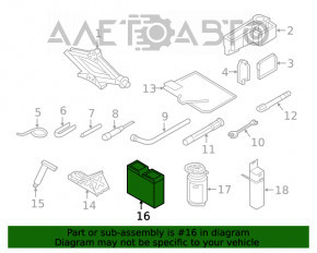 Compresorul de umflare a roților Audi Q7 16-