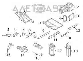 Compresorul de umflare a roților Audi Q7 16-