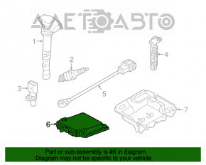 Блок ECU компьютер двигателя Audi Q7 16- 3.0T