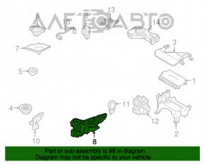 Difuzor ușă față dreapta Audi Q7 16-19 Bose