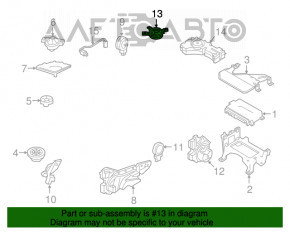 Динамик в потолок задний левый Audi Q7 16- Bose