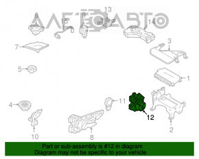 Difuzor ușă spate stânga Audi Q7 16- Bose