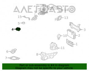 Динамик в торпеде центральный Audi Q7 16-19 Bose