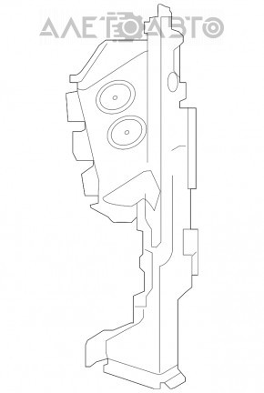 Deflectorul radiatorului dreapta Audi Q7 16-19 3.0T mare nou original