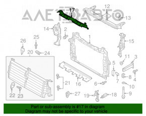 Grila radiatorului superioara Audi Q7 16-19 3.0T noua originala OEM