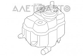 Rezervor de expansiune pentru răcire Audi Q7 16- fără capac