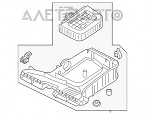 Corpul filtrului de aer Audi Q7 16- 2.0T