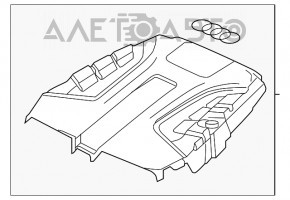 Garnitura motor Audi Q7 16- 3.0T nou original