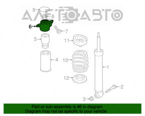 Suport amortizor spate dreapta Audi Q7 16-