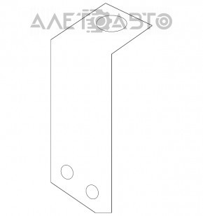 Suport radiator dreapta jos Audi Q7 16 - nou original