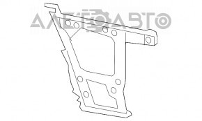 Suportul pentru bara spate dreapta Audi Q7 16-19, nou, original