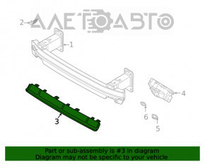 Deflectorul grilei radiatorului Audi Q7 16-