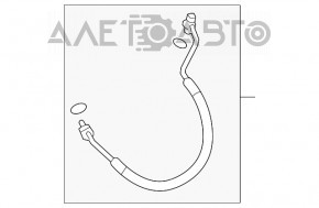 Трубка кондиционера конденсер-компрессор Audi Q7 16- 3.0T OEM