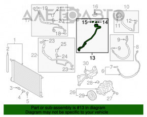 Compresorul de aer condiționat al încălzitorului Audi Q7 16- 3.0T