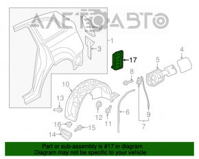 Clapeta de ventilatie dreapta Audi Q7 16 - nou original