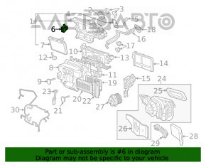 Ventilatorul de încălzire a aerului condiționat Audi Q7 16-