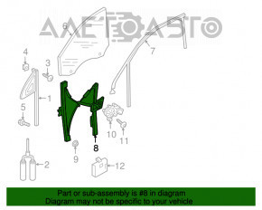 Geam electric cu motor fata stanga Audi Q7 16-