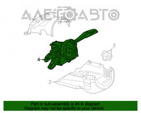 Comutatoarele de pe volan asamblate chitara Audi Q7 16-19