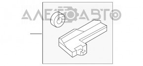 Terminalul bateriei plus Audi Q7 16-19 cu cartuș pirotehnic