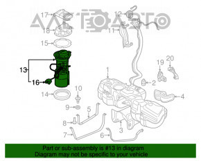 Pompă de combustibil Audi Q7 16- 3.0T