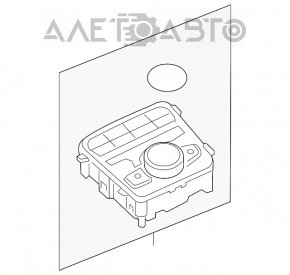 Panoul de control MMI Audi Q7 16-19