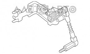 Senzor de poziție a caroseriei cu impact greu, față stânga, Audi Q7 16- nou, original OEM