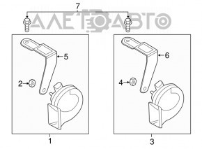 Semnal stanga Audi Q7 16- LOW nou original OEM