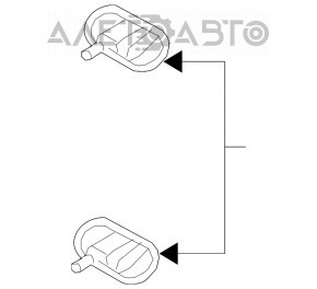 Duza spalator parbriz stanga Audi Q7 16- incalzit nou original OEM