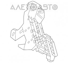 Blocul de siguranțe de bord Audi Q7 16-