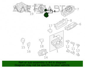 Panoul de control al volumului multimedia pentru Audi Q7 16-