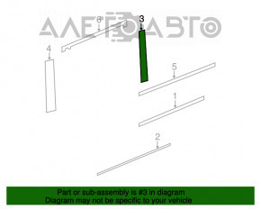 Capac usa laterala spate stanga Dodge Grand Caravan 11-20 inainte