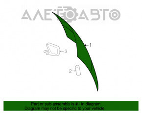 Geam spate portbagaj Dodge Grand Caravan 11-20