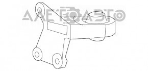 Suportul diferențialului spate al reductorului stâng pentru Jeep Compass 11-16 2.4