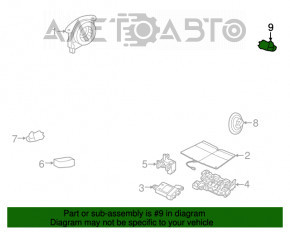 Senzor airbag spate stânga Audi Q3 8U 15-18