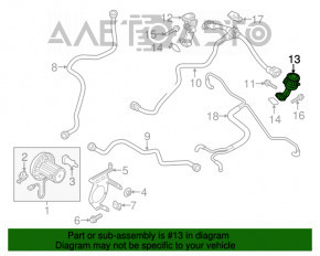 Клапан ЕГР левый Audi Q5 8R 13-17 3.0 tfsi