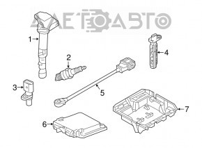 Senzor de detonare Audi Q7 16- 3.0T 1-3 cilindri