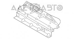 Protecția colectorului de eșapament pentru VW CC 08-17