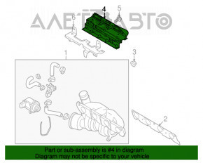 Protecția colectorului de eșapament pentru VW CC 08-17