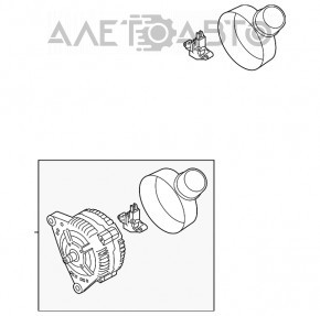 Generatorul Audi A4 B8 13-16 restilizat 2.0T