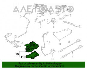 Маслоотделитель Audi A4 B9 17- 2.0T