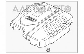 Накладка двигателя Audi Q5 80A 21-24 2.0T