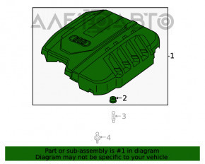 Capacul motorului Audi Q5 80A 21- 2.0T