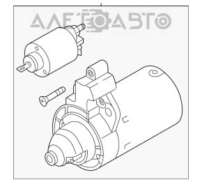 Starter Audi Q5 80A 21- 2.0t nou original OEM